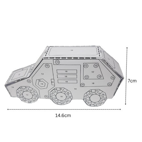 Colour and Build 3D Paper Mars Rover