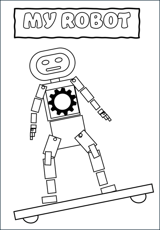 Robot on a Skateboard (FREE) Digital Download