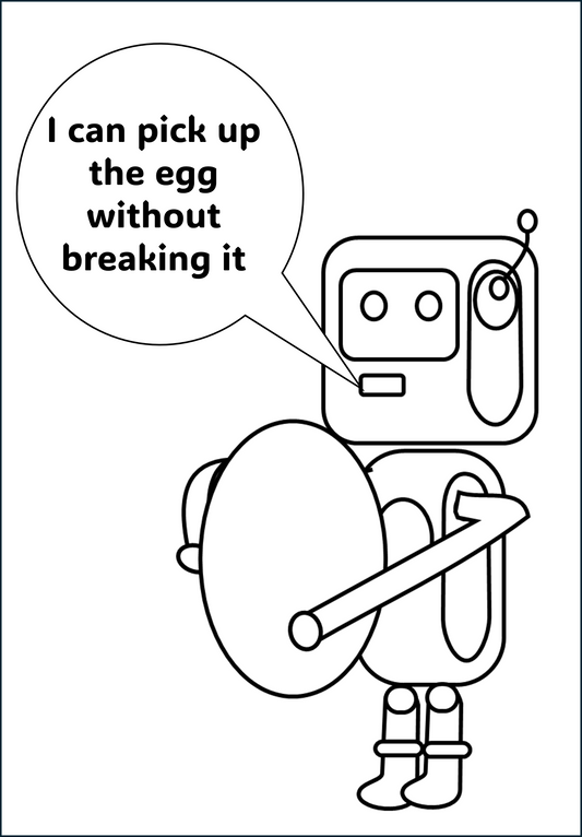 Robot with an Egg (FREE) Digital Download